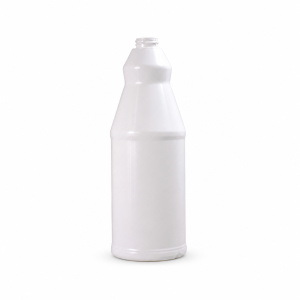 Envase plástico 1000 cc boca 28 mm cilíndrico cuello corto blanco recuperado
