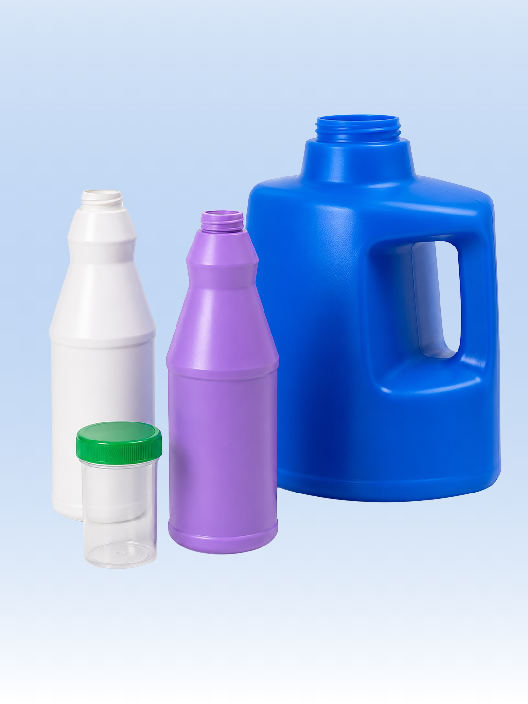 Envases plásticos para productos de aseo