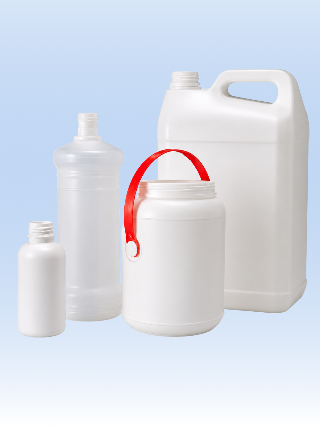 Envases plásticos para productos químicos
